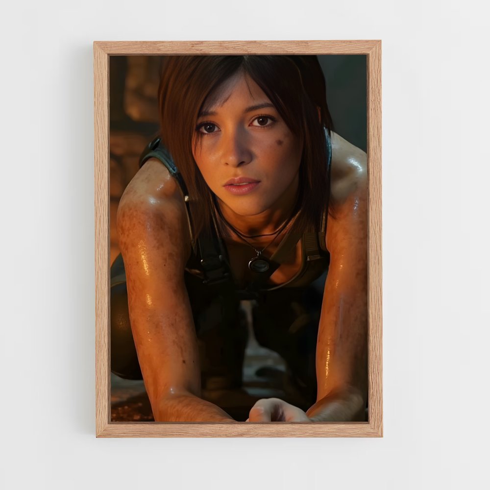 Poster Lara à l'Œuvre – affiche Tomb raider (vue 4)